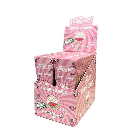 Hemp Cones POP Rolling Amsterdam Watermelon - Image 3