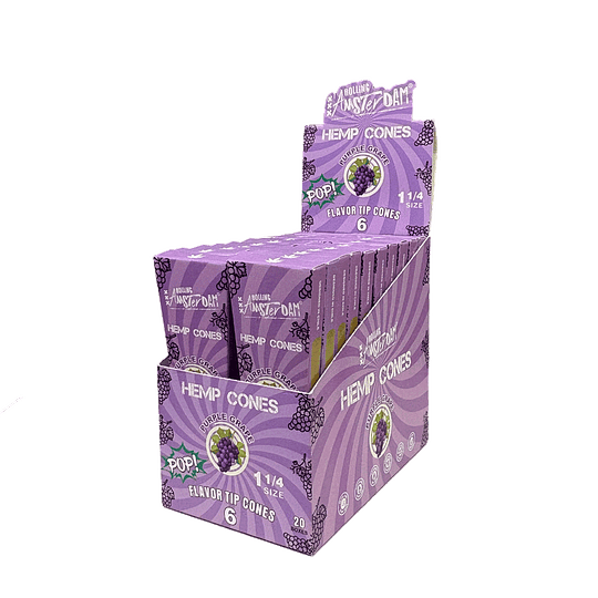 Hemp Cones POP Rolling Amsterdam Purple Grape - Image 3