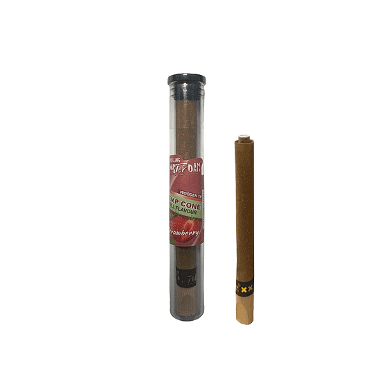Display Hemp Cone Frutilla con punta de Madera - Image 3
