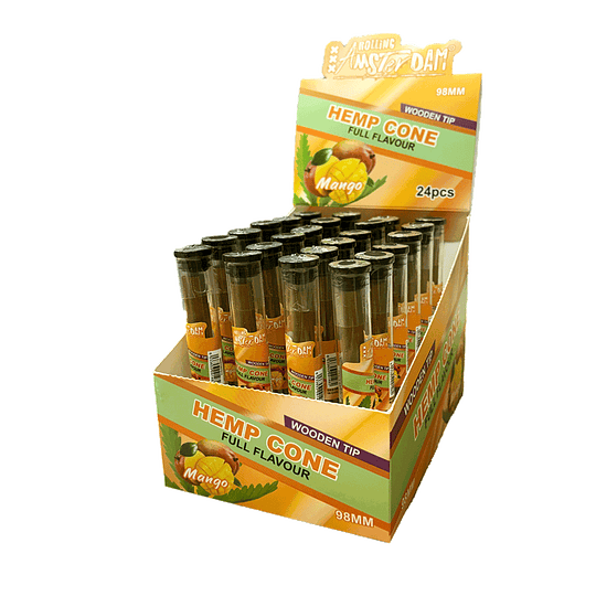Display Hemp Cone Mango con punta de Madera - Image 1