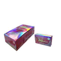Papel Rolling Amsterdam 420 Celulosa Transparente + Pink