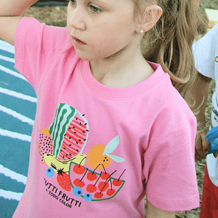Camiseta infantil 'Tutti Frutti' - Moda infantil colorida