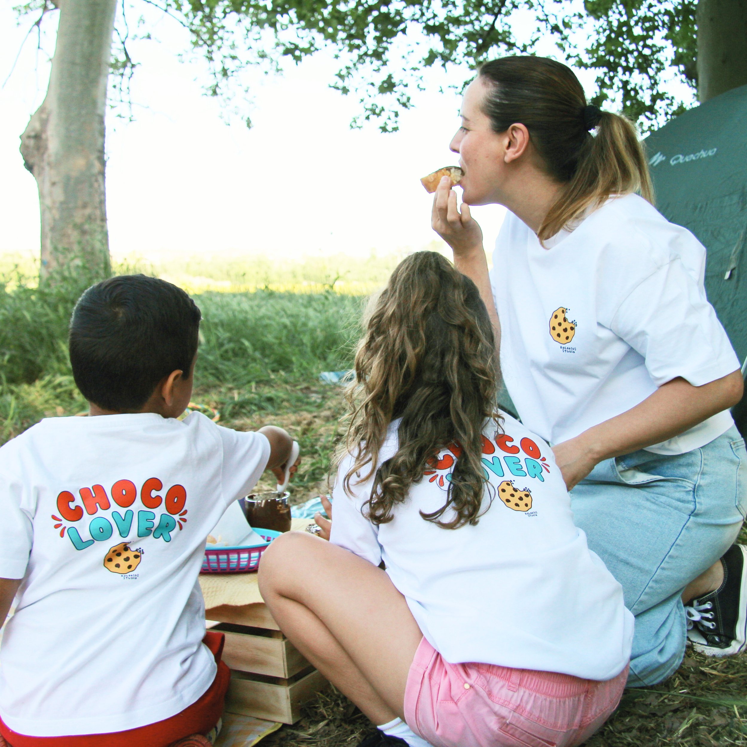 Camiseta algodón orgánico 'Choco Lover'– Moda divertida para adultos 1