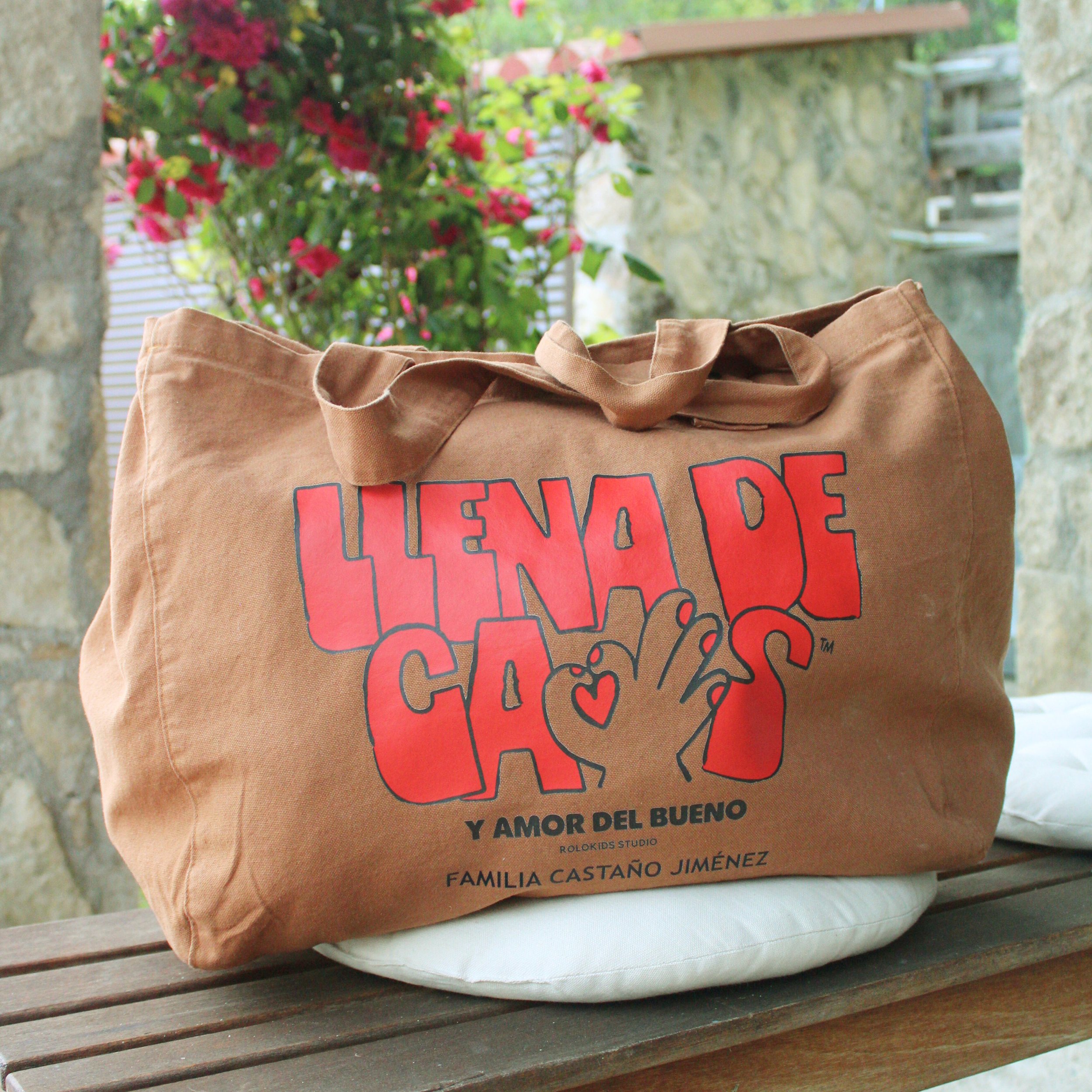 Bolso shopper XL 'Llena de caos' - Bolsa grande para familias 1