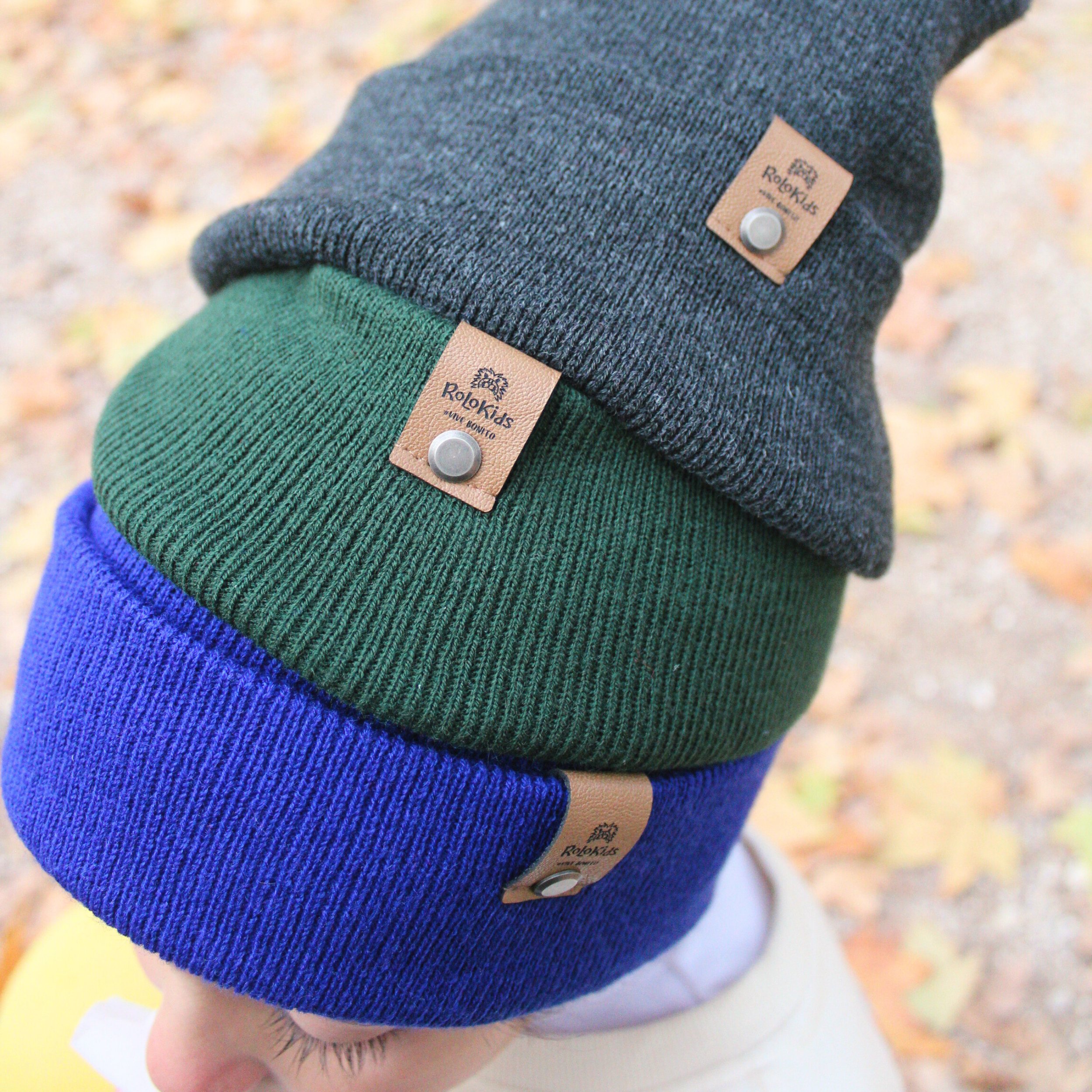 Gorro infantil invierno con pompón – Gorro cálido para niños 4