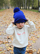 Gorro infantil invierno con pompón – Gorro cálido para niños - Miniatura 5