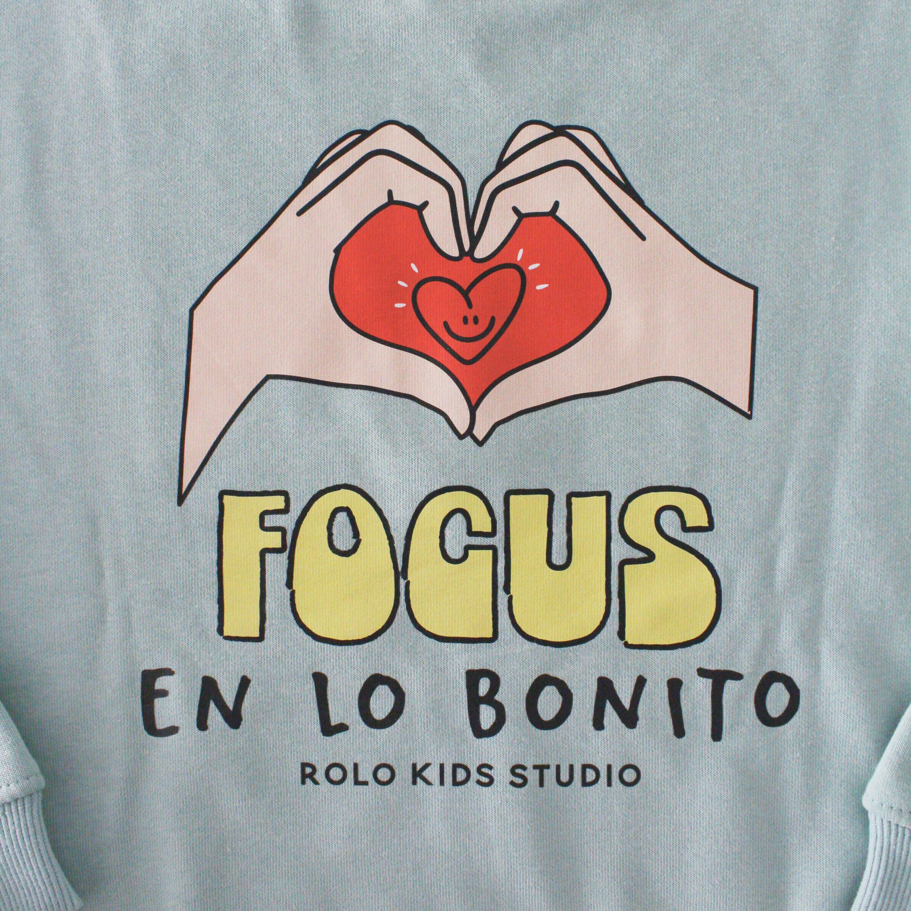 Sudadera infantil 'Focus en lo bonito' – Ropa con mensaje para niños 6
