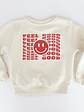 Sudadera infantil 'Feel Good' ivory – Ropa divertida para niños - Miniatura 5