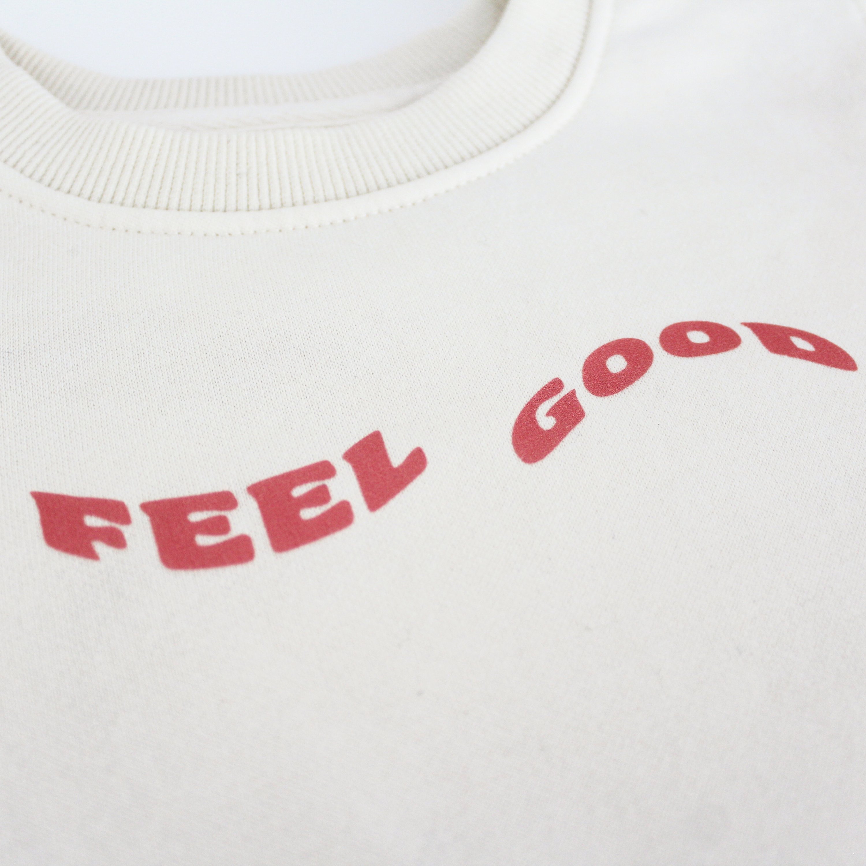 Sudadera infantil 'Feel Good' ivory – Ropa divertida para niños 3