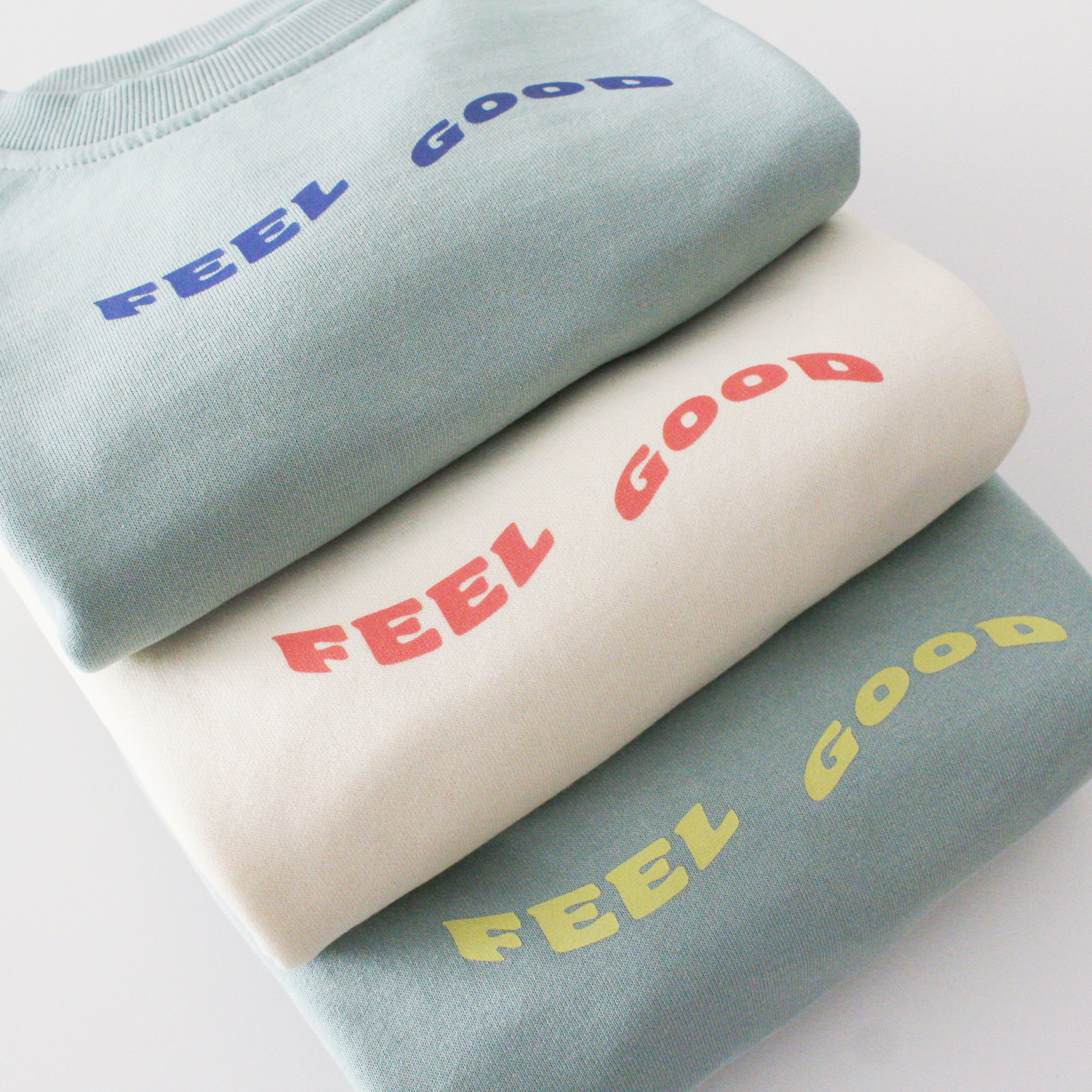 Sudadera infantil 'Feel Good' ivory – Ropa divertida para niños 8