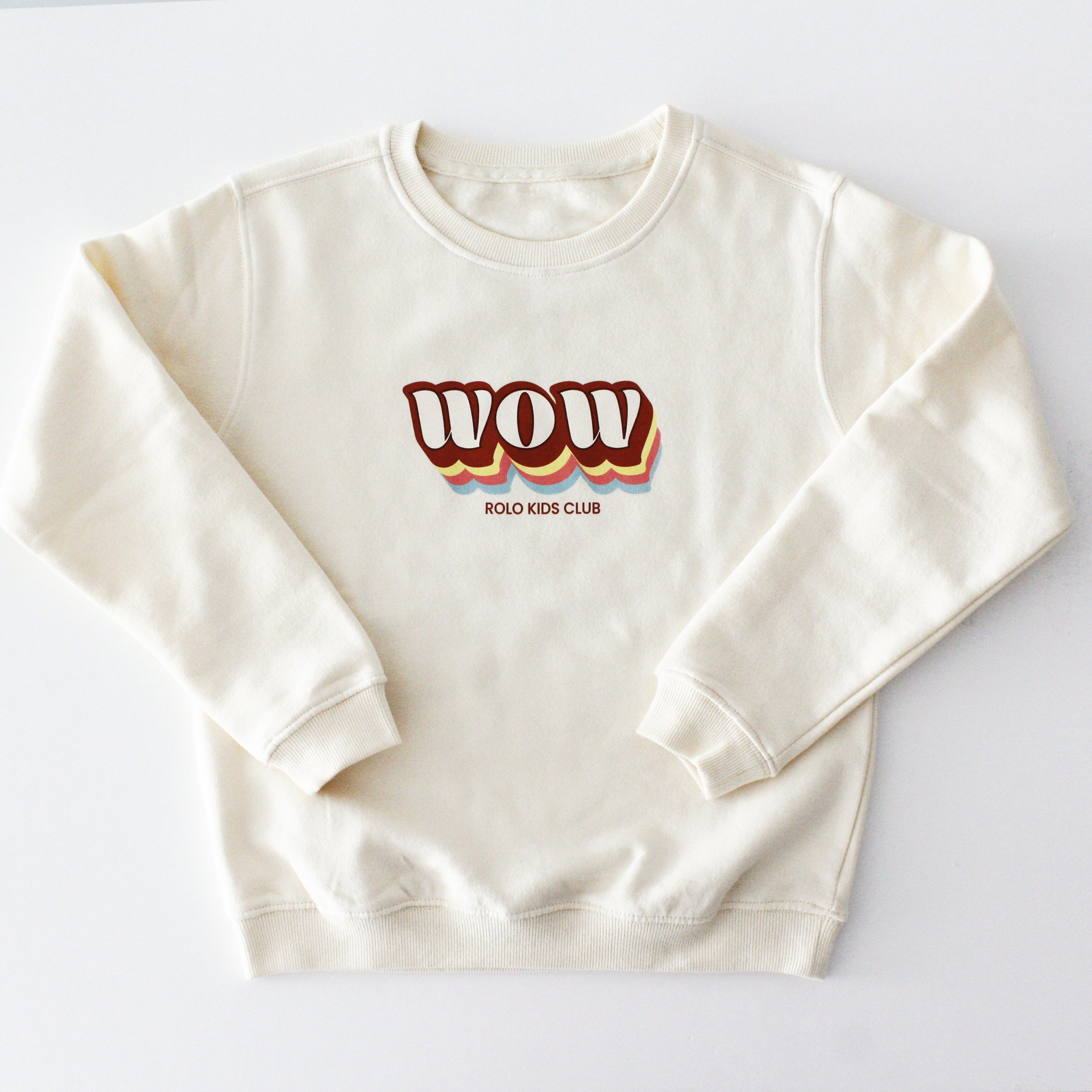 Sudadera infantil 'WOW' – Ropa divertida para niños 2