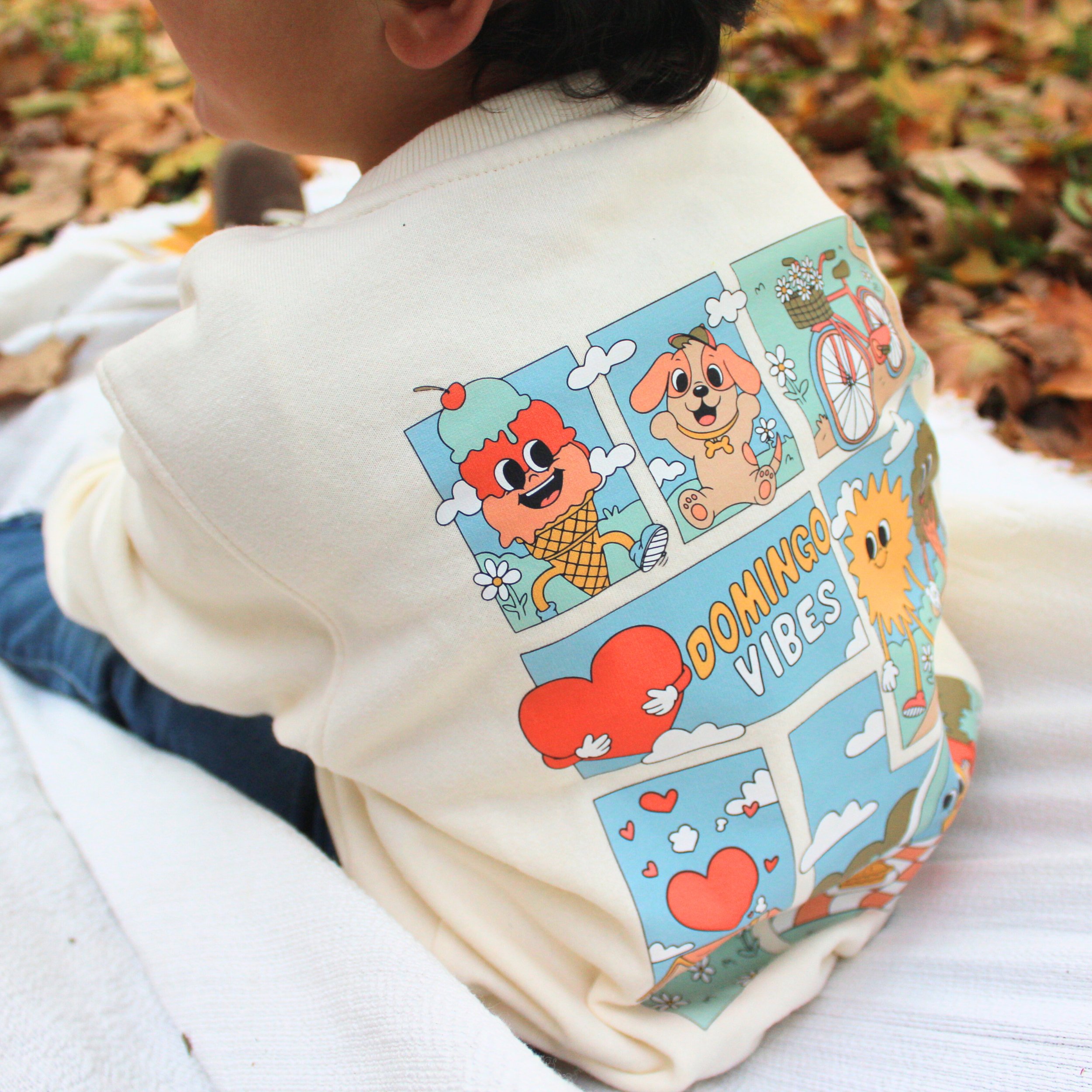 Sudadera infantil 'Domingo Vibes' – Ropa para días en familia 1