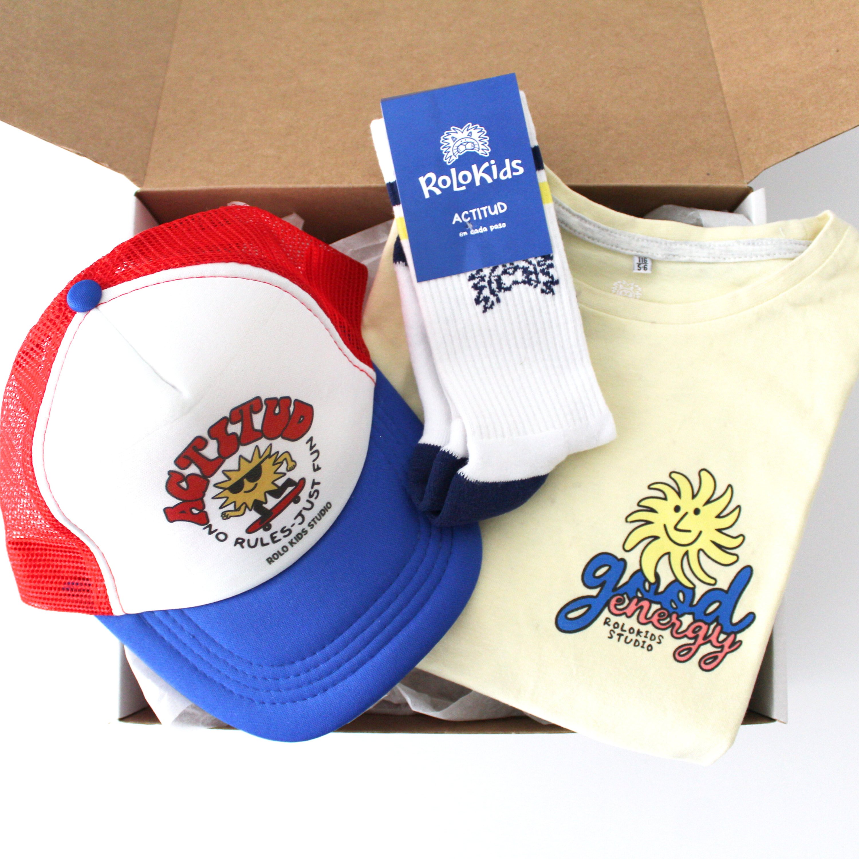 Pack infantil 'Rolo Starter Kit' - Camiseta y accesorios para niños 1