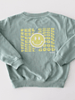 Sudadera infantil 'Feel Good' verde sage – Ropa divertida para niños - Miniatura 5