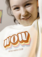 Sudadera infantil 'WOW' – Ropa divertida para niños - Miniatura 1