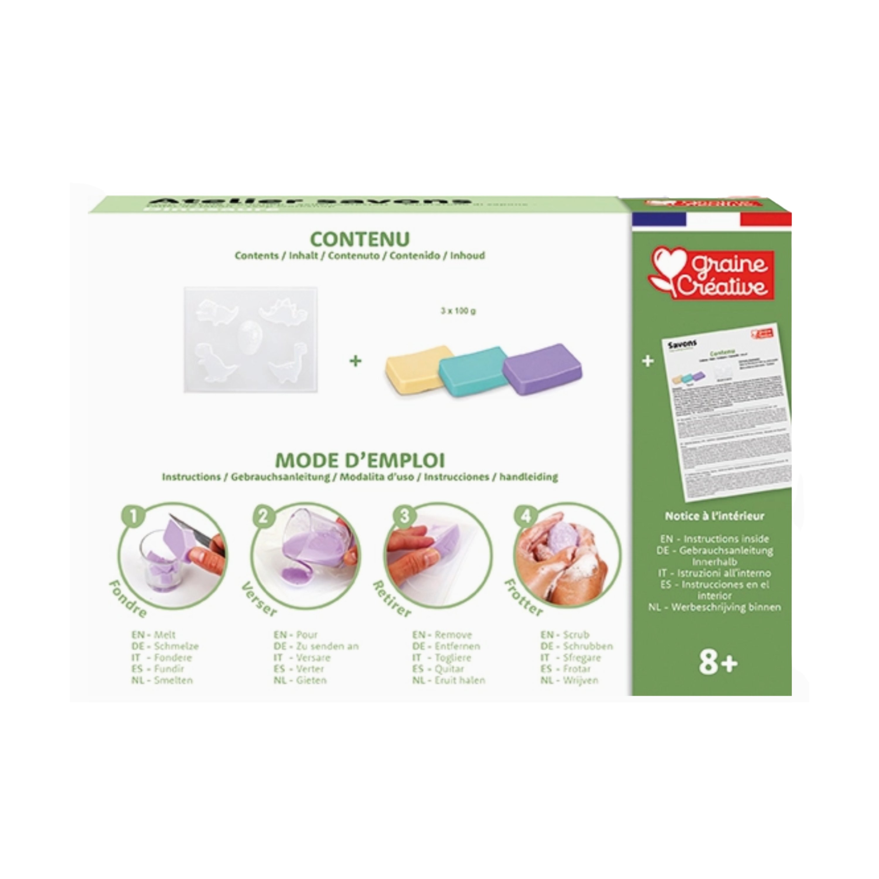 Kit Infantil 'Taller de Jabones Dinosaurios' – Actividad Creativa niños 7