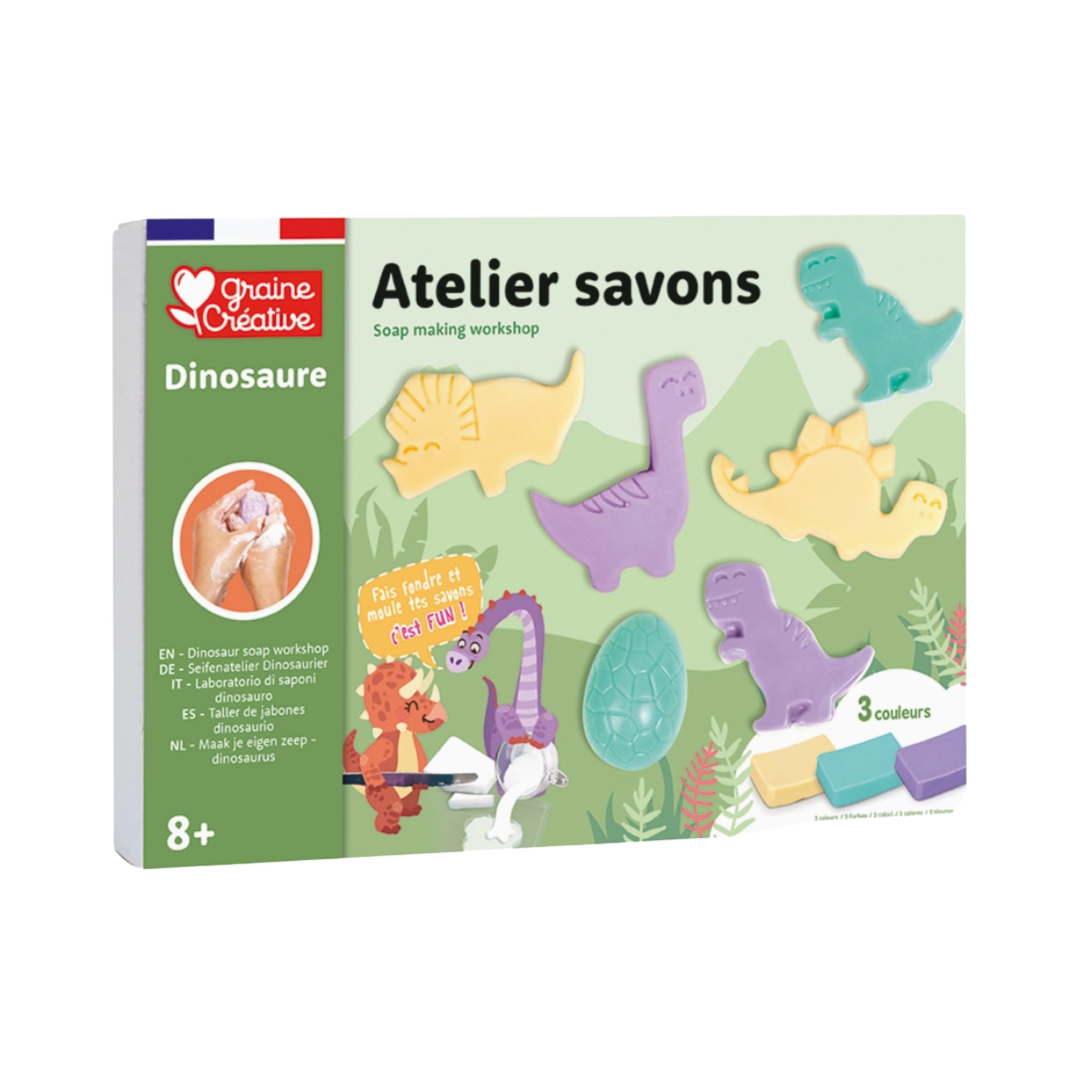 Kit Infantil 'Taller de Jabones Dinosaurios' – Actividad Creativa niños 6