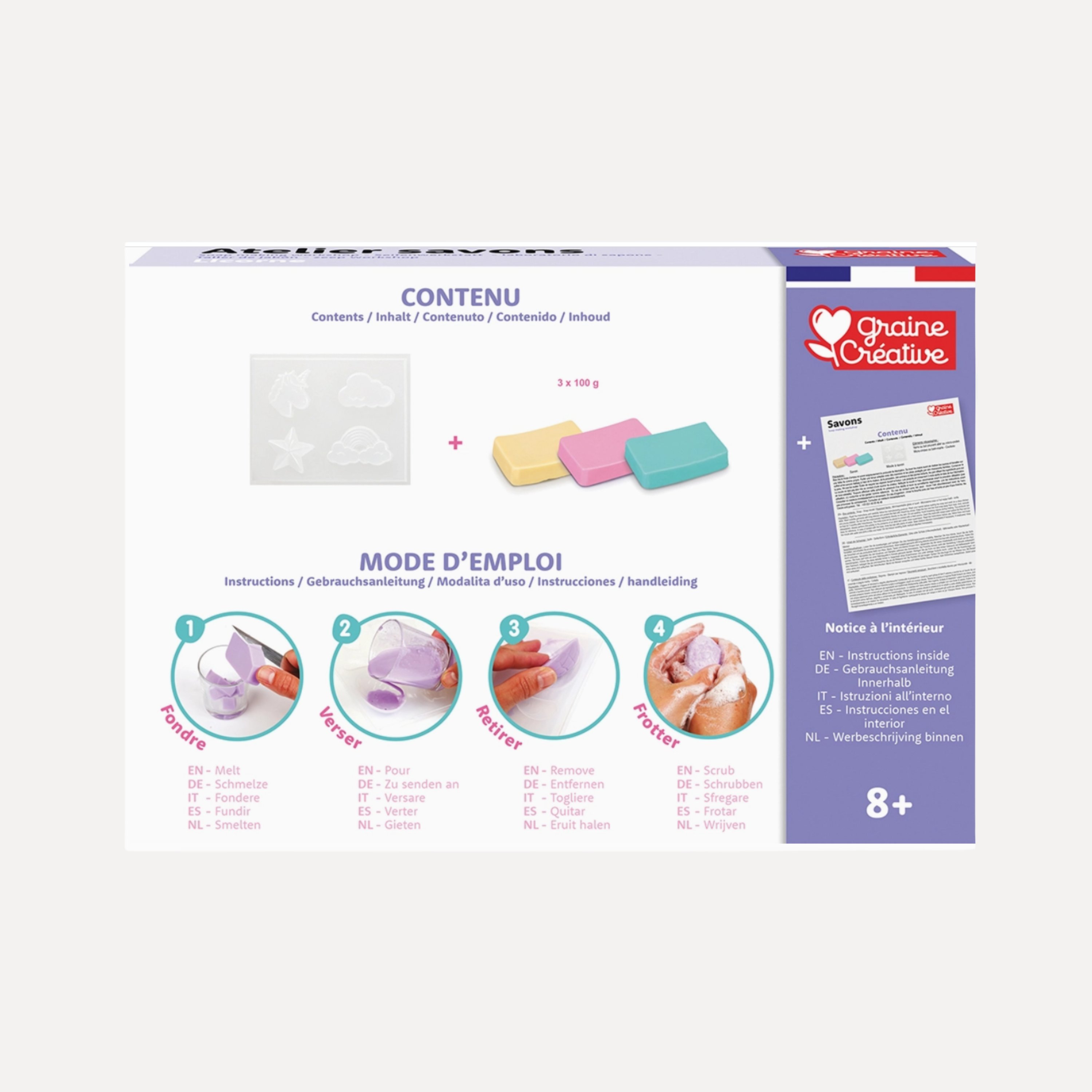 Kit Infantil 'Taller de Jabones Unicornio' – Manualidades Creativas para niños 4