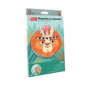 Maqueta Colgante León 3D – Decoración Infantil DIY