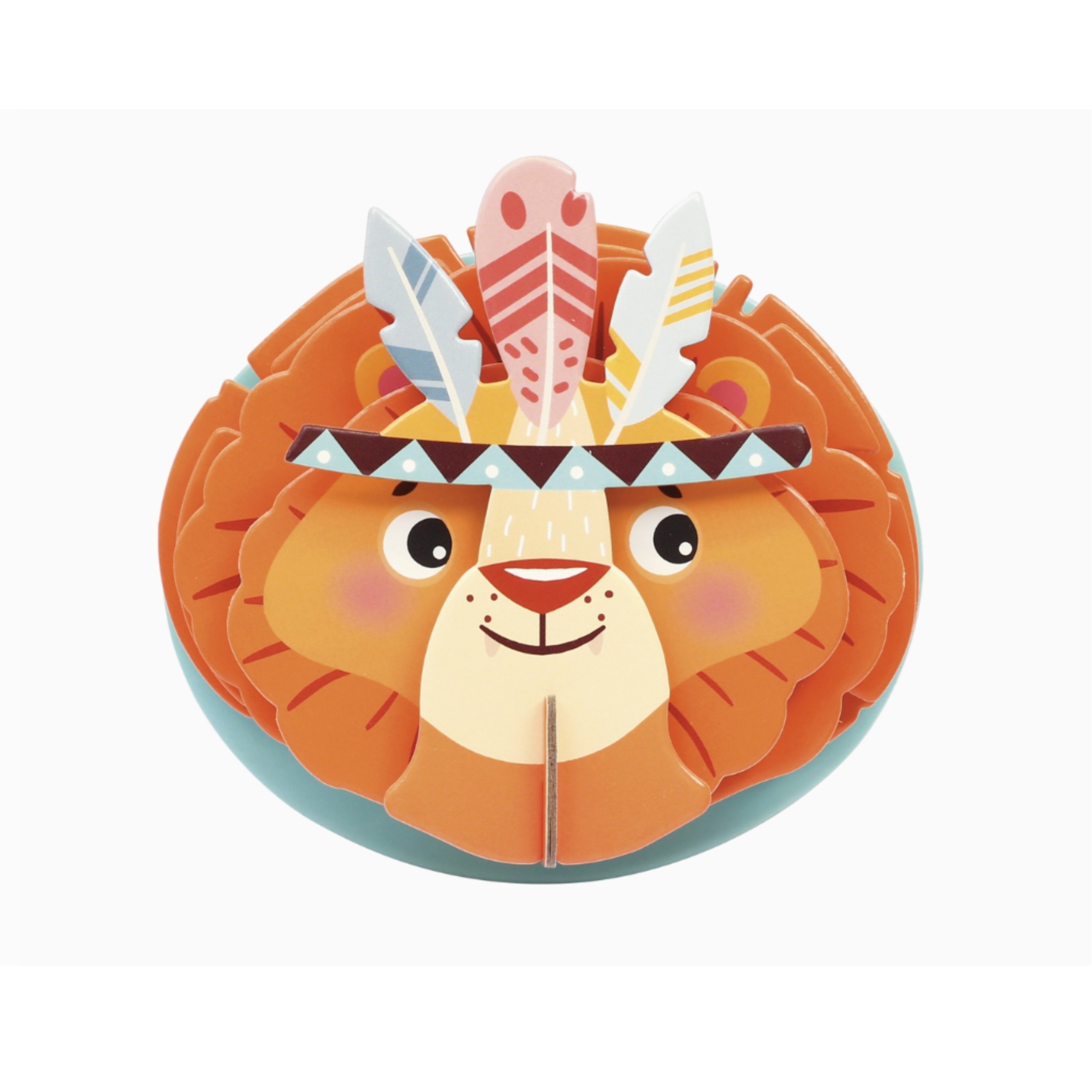 Maqueta Colgante León 3D – Decoración Infantil DIY 5