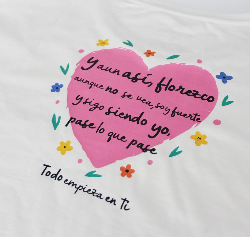 Camisetas a juego mamá + mini 'Todo empieza en ti' 5