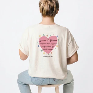Camiseta mujer algodón orgánico 'Todo Empieza en ti'