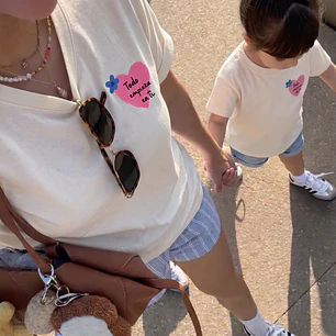Camisetas a juego mamá + mini 'Todo empieza en ti'