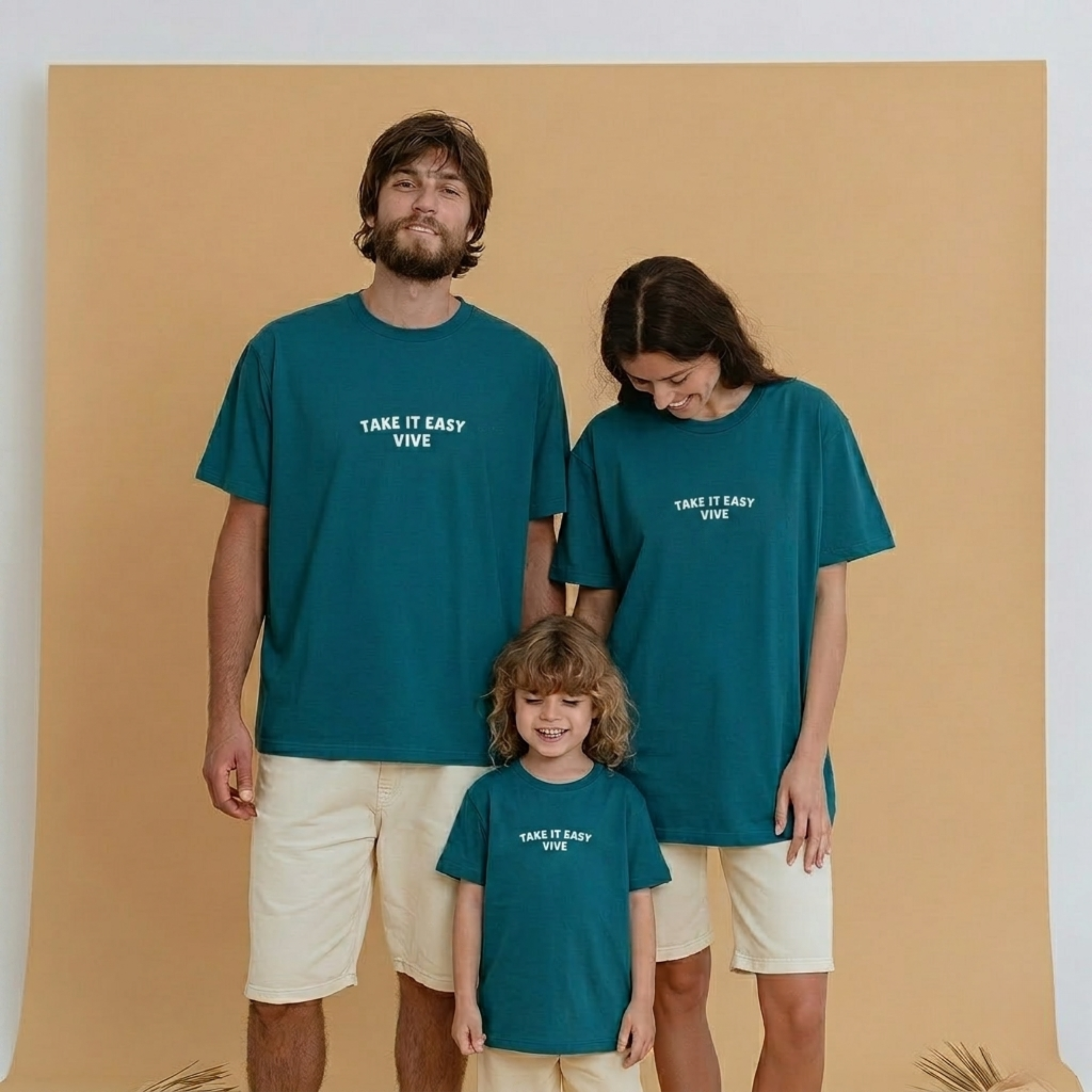  Camisetas a juego para toda la familia 'Take it Easy' 1