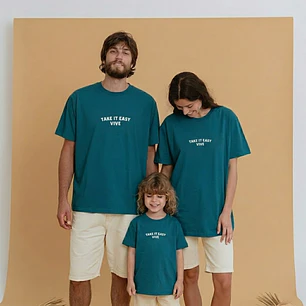  Camisetas a juego para toda la familia 'Take it Easy'