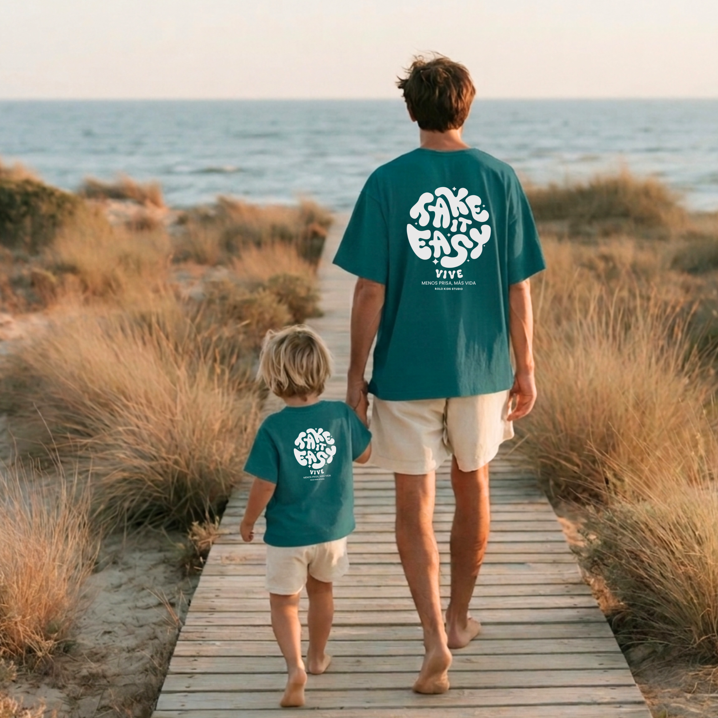  Camisetas a juego para toda la familia 'Take it Easy' 7