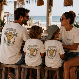  Camisetas a juego para toda la familia 'Solecito'
