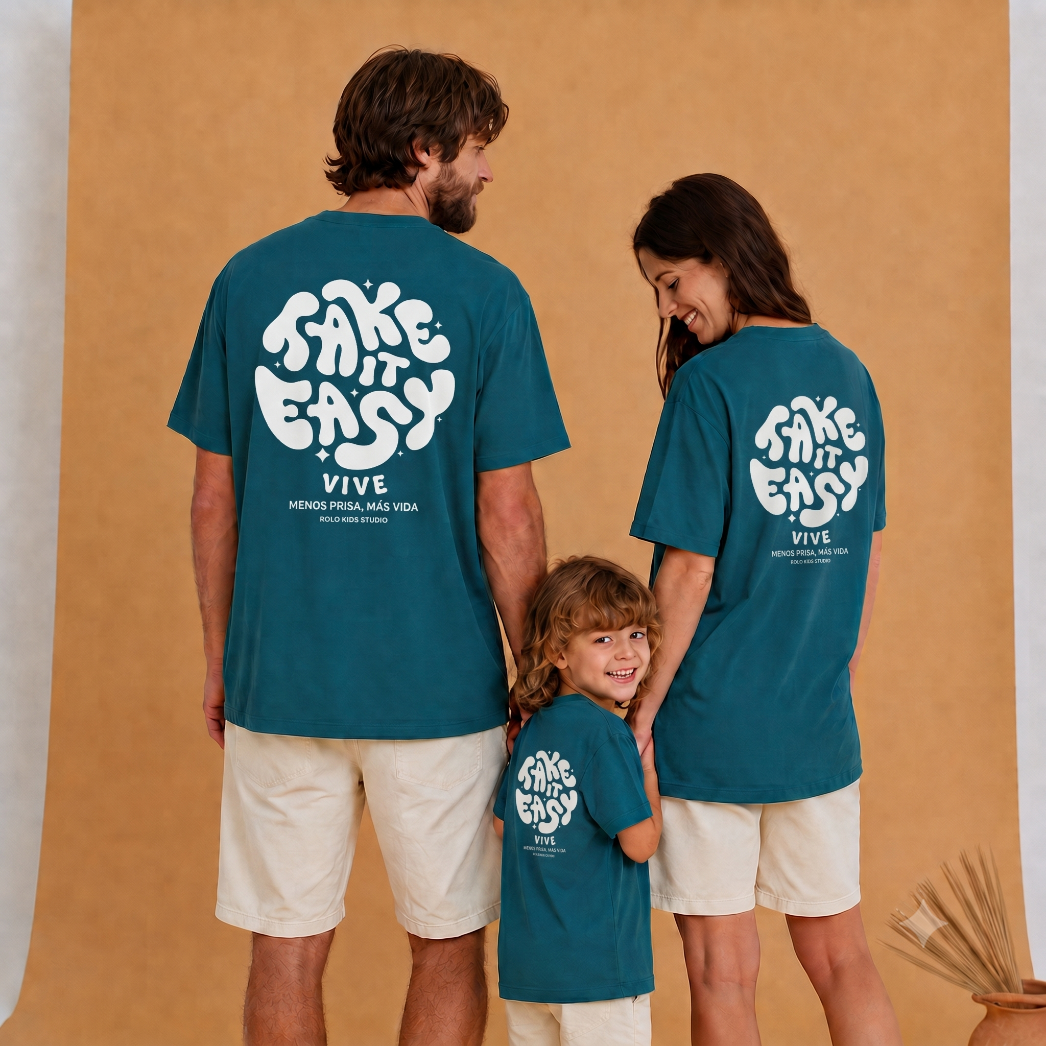  Camisetas a juego para toda la familia 'Take it Easy' 4