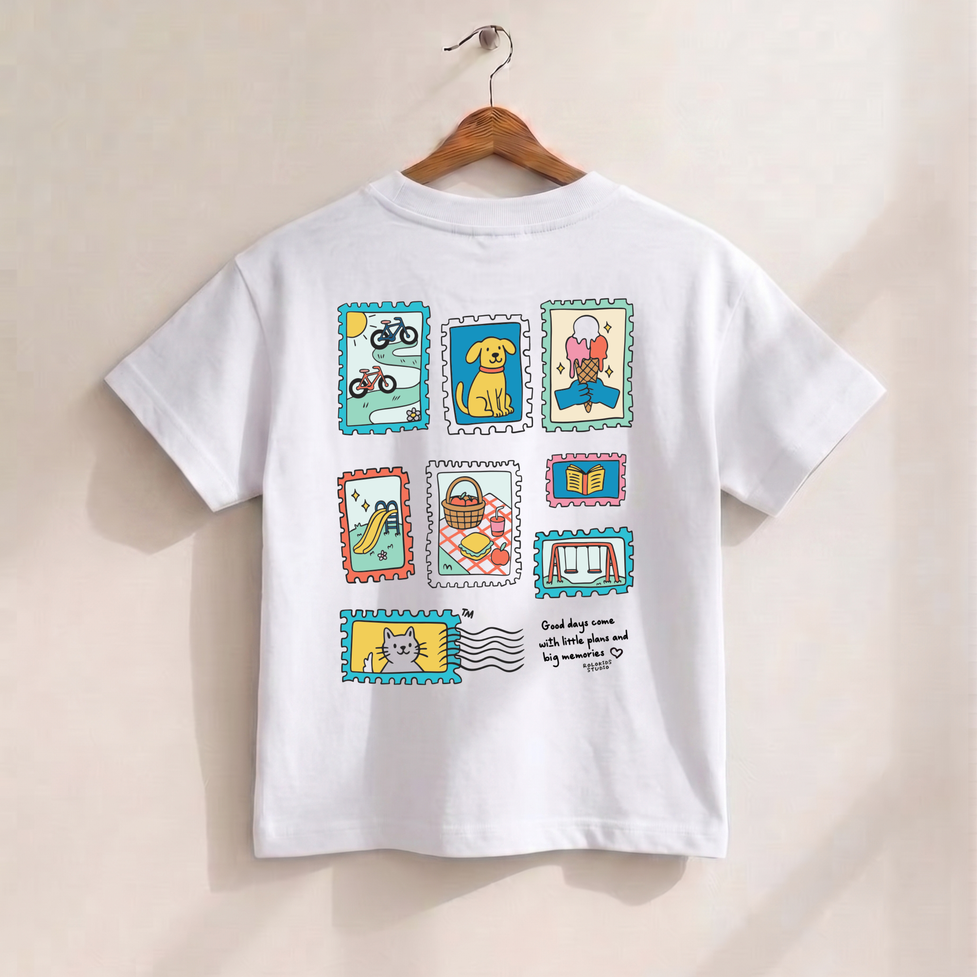 Camiseta infantil algodón orgánico 'Good Days Club' 4