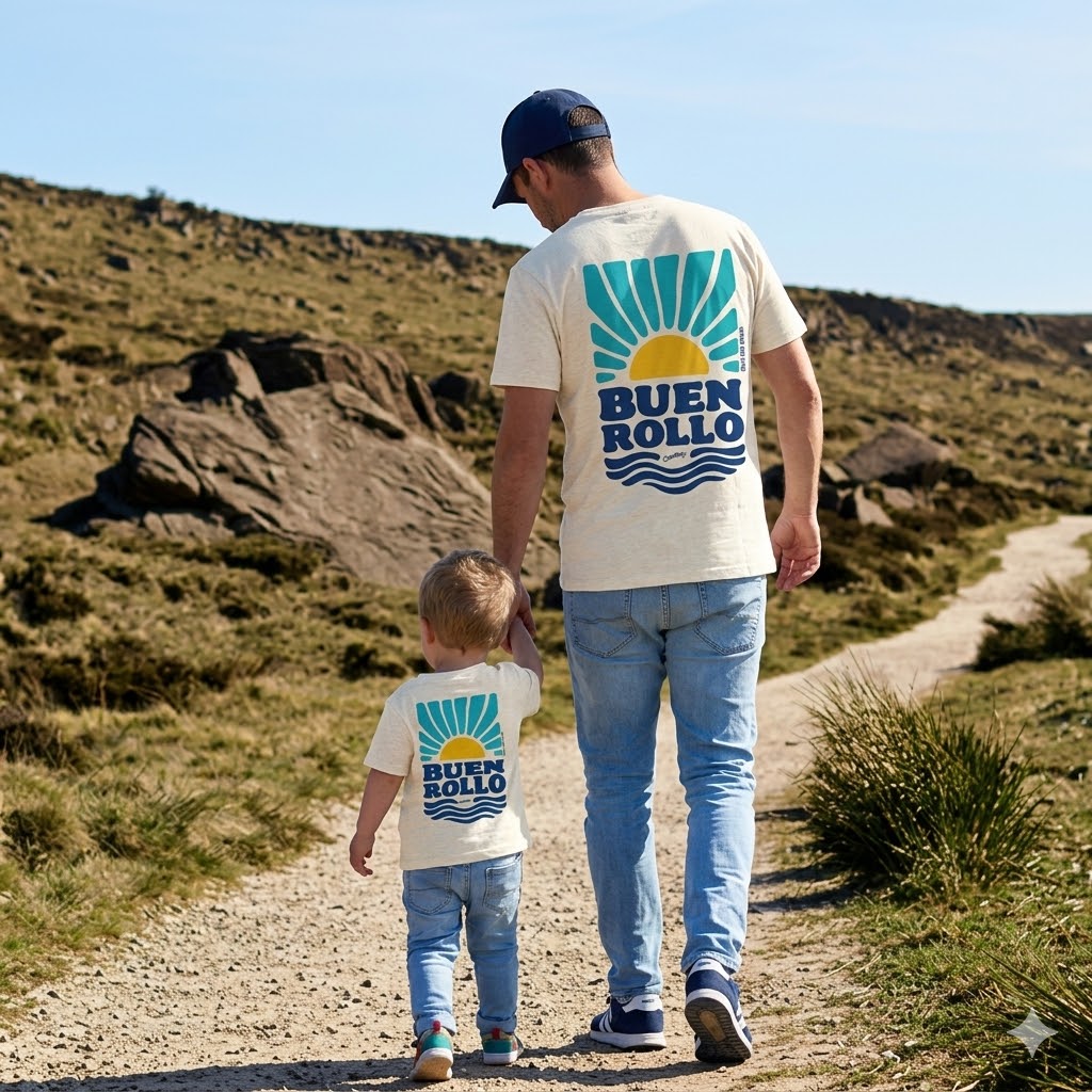  Camisetas a juego para toda la familia 'Buen Rollo' 1