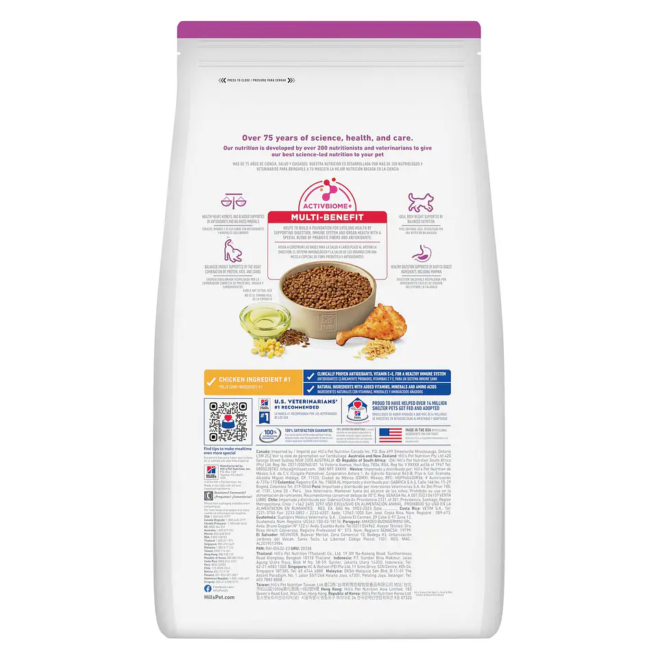 Hill's Science Diet Small Paws Adulto 7+ 2.04 Kg 2