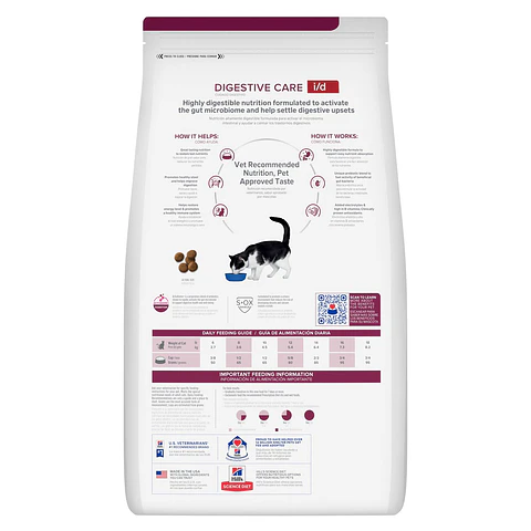 Hills PD i/d Dry 4 lb Cuidado digestivo Gato 1.81 Kg