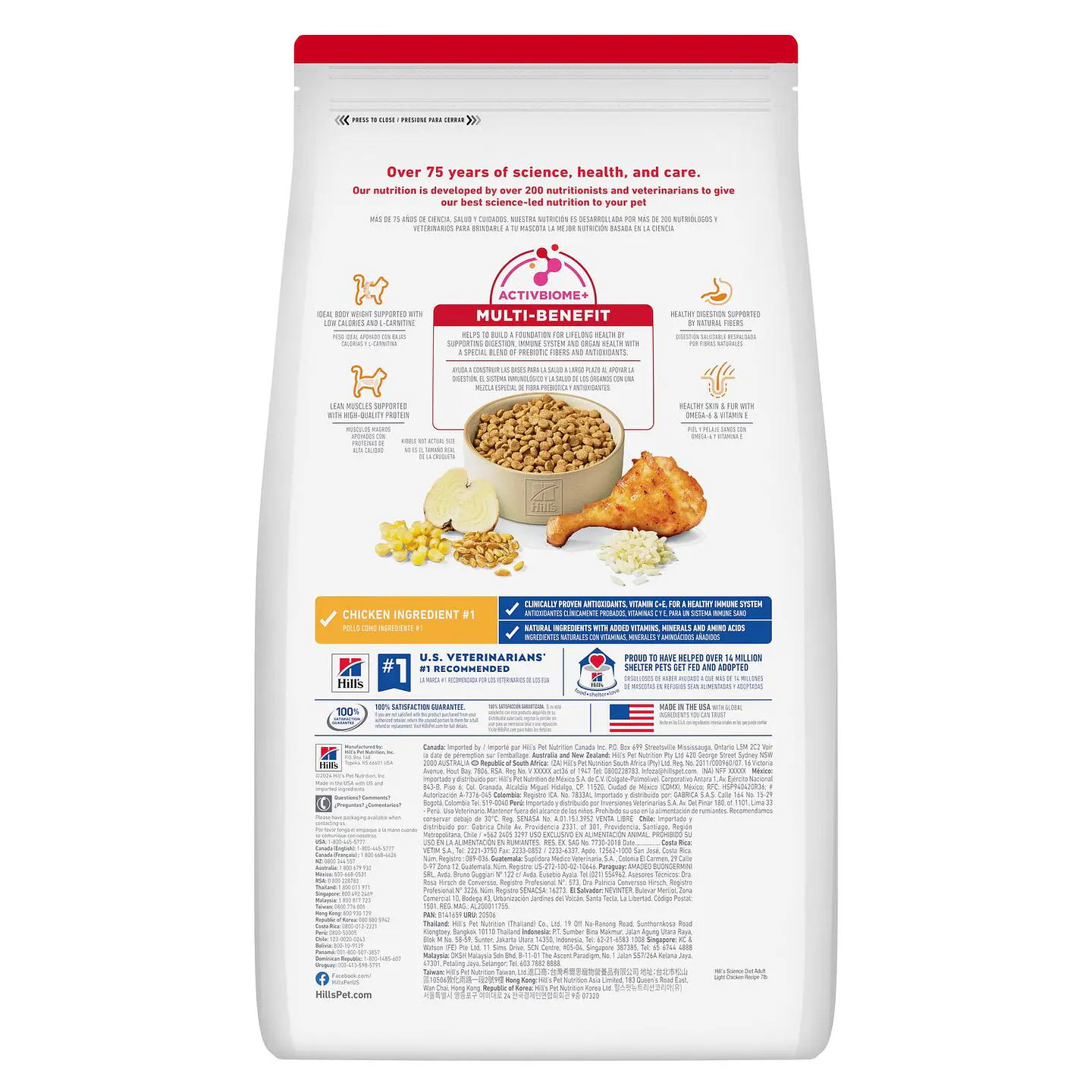 Hill’s Science Diet Adult Light Gato 3.1 Kg 2