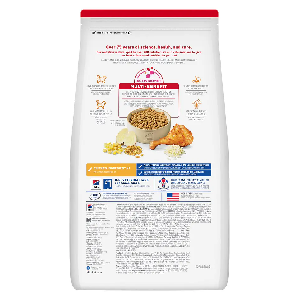 Hill’s Science Diet Adult Light Gato 3.1 Kg 2