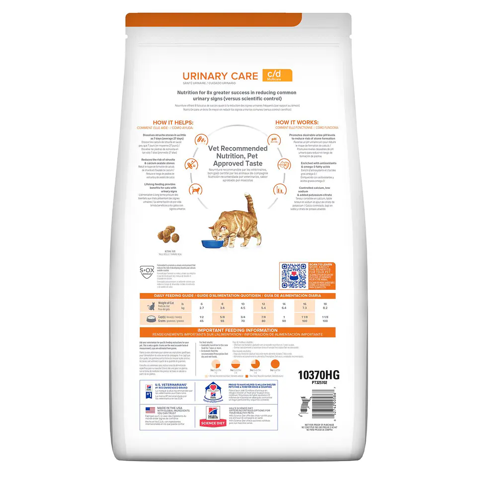 Hill's PD c/d Multicare 1.8kg Cuidado Urinario Gato 2