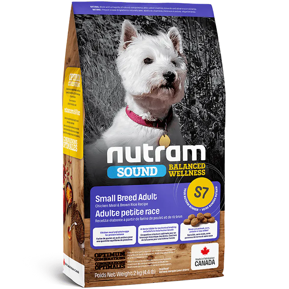 Nutram S7 Small Breed Adult 2Kg Razas Pequeñas  1