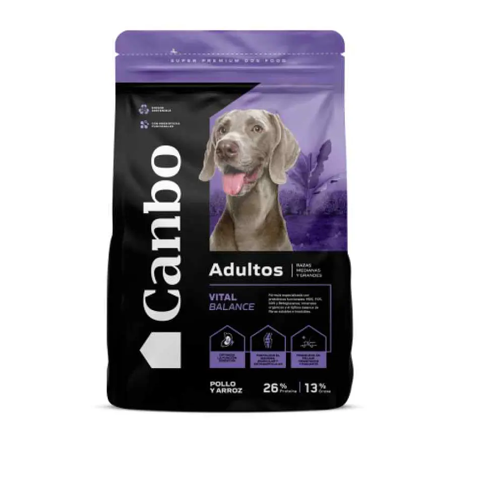 Canbo Adulto Razas Medianas Grandes Pollo Premium 3 kg 1