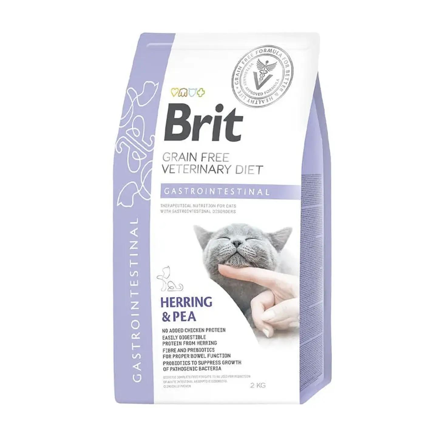 Brit Veterinary Diet Gastrointestinal Gato Grain Free 2 Kg 1