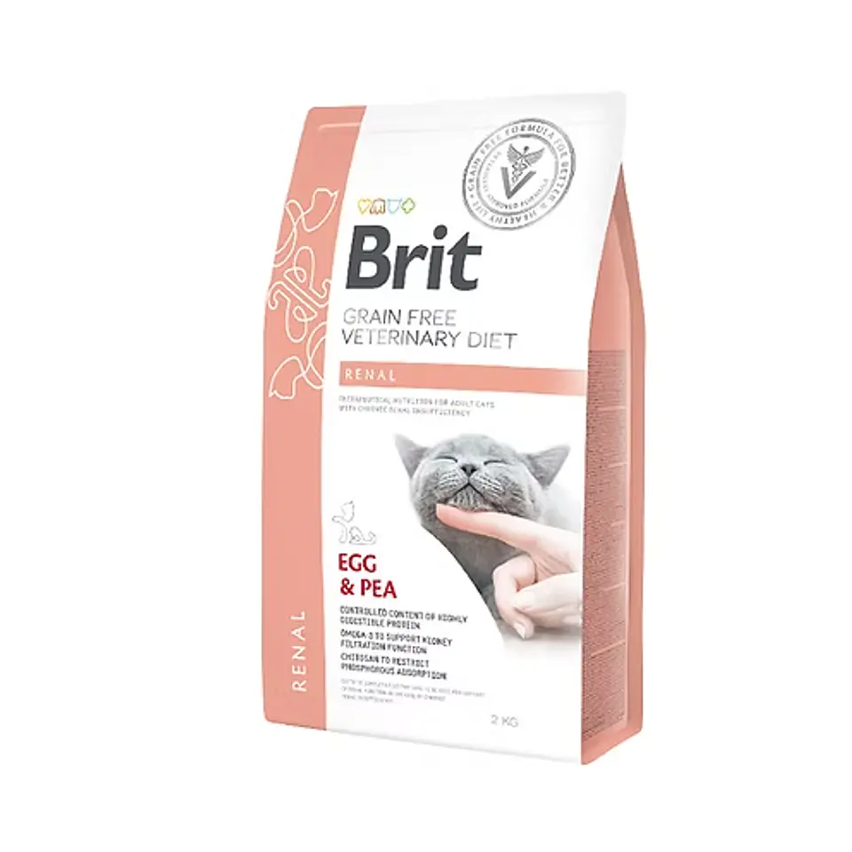 Brit Veterinary Diet Renal Gatos Grain Free 2 Kg 1