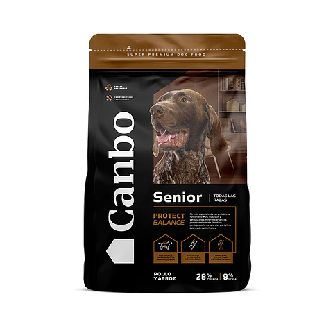 Canbo Senior Pollo y Arroz Todas las Razas 3 Kg Perro
