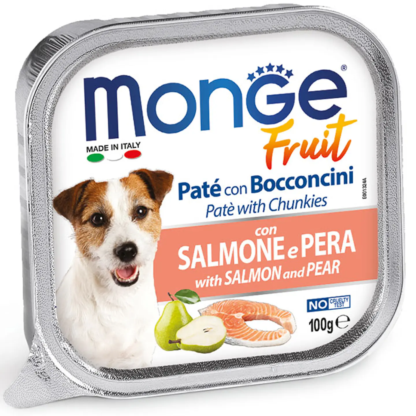 Monge Fruit Paté y Bocaditos con Salmón y Pera 100 gr 1