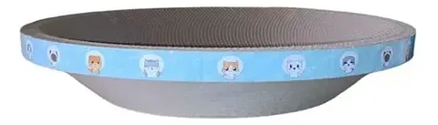 Rascador Redondo Tipo Cama con Catnip para Gatos 40 CM (Diámetro)