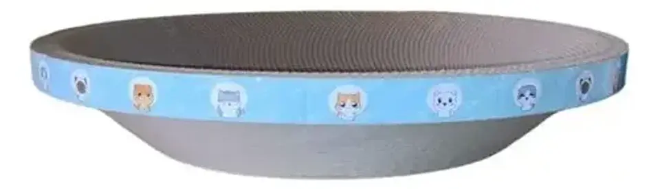 Rascador Redondo Tipo Cama con Catnip para Gatos 40 CM (Diámetro) 1