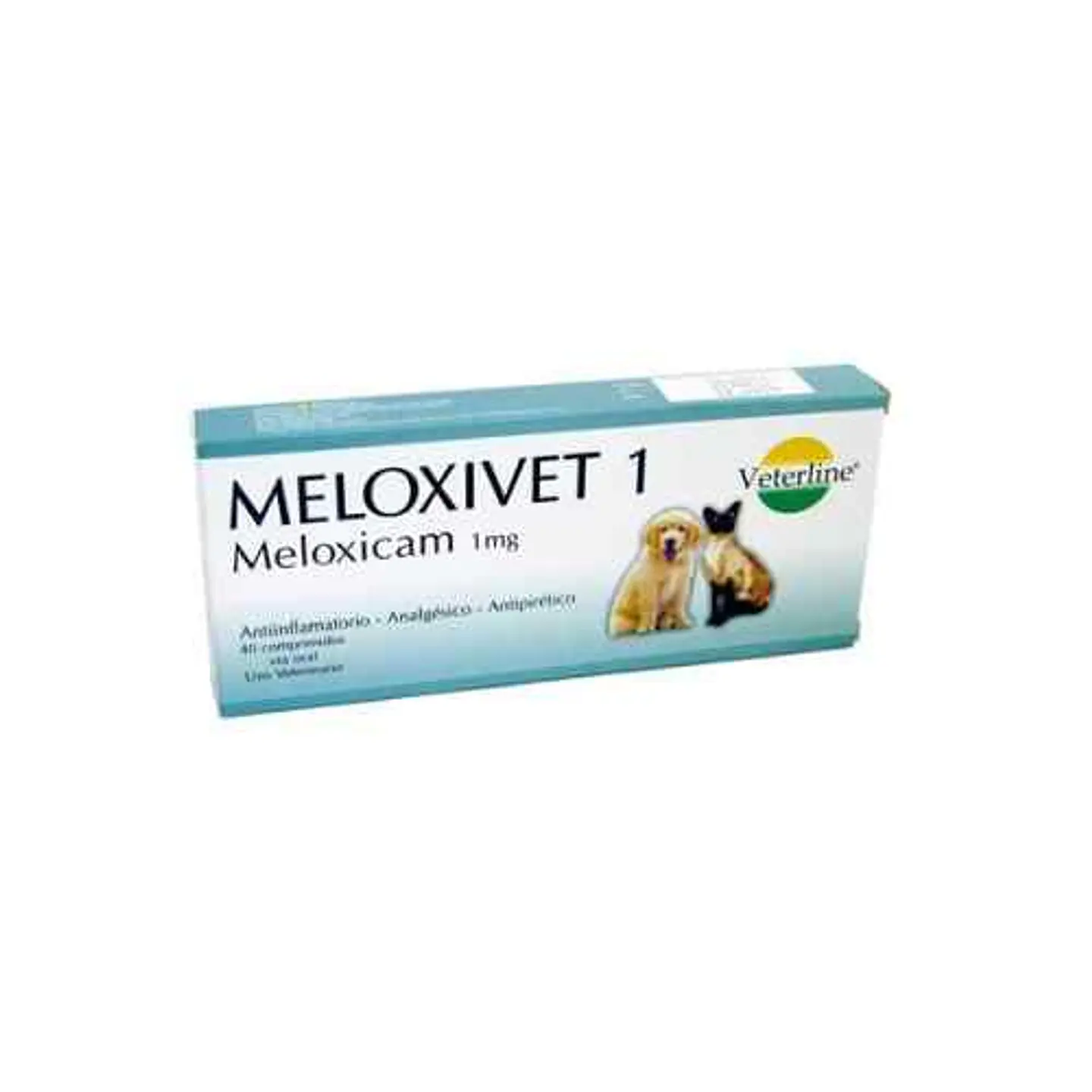 Meloxivet Meloxicam 1 mg Antiinflamatorio para Perros y Gatos(UNIDAD) 1