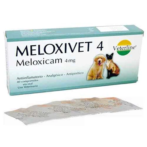 Meloxivet Meloxicam 4 mg Antiinflamatorio para Perros y Gatos(unidad)