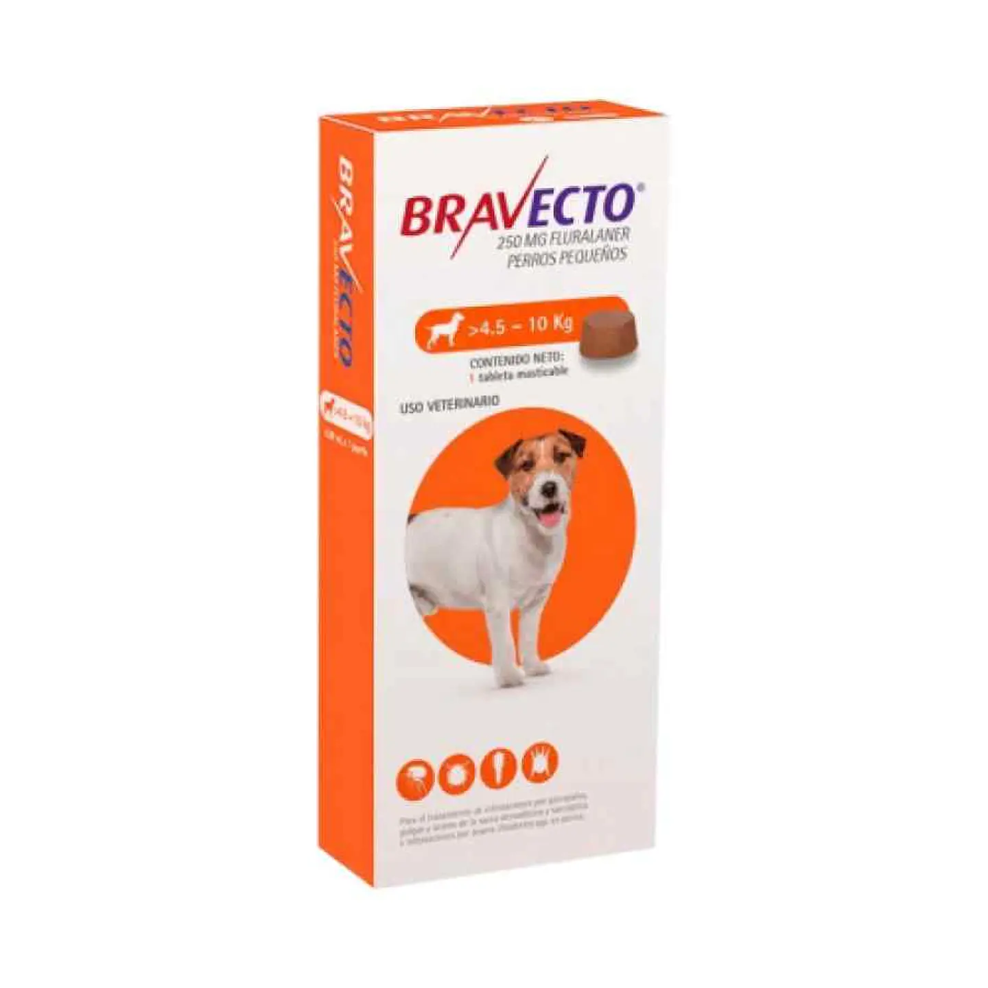 Bravecto tableta 4.5 - 10 kg Antipulgas para perro 1